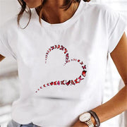 Women Dandelion T-shirts Fashion Clothing Cartoon Clothes Wa