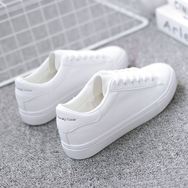 Spring New Casual Flat White Shoes Women
