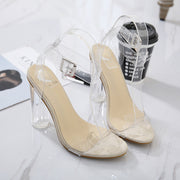 Transparent High Heels Pumps Women Shoes