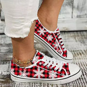 Low Top Canvas Lace-up Casual Board Shoes - Tiktok Tingz