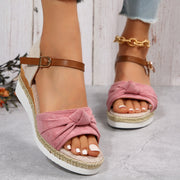 Thick-soled Bow Sandals - Tiktok Tingz