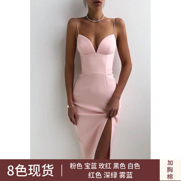 Solid Color Knitted Dress for Women - Tiktok Tingz
