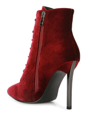 bornsta velvet high heeled velvet boots - Tiktok Tingz