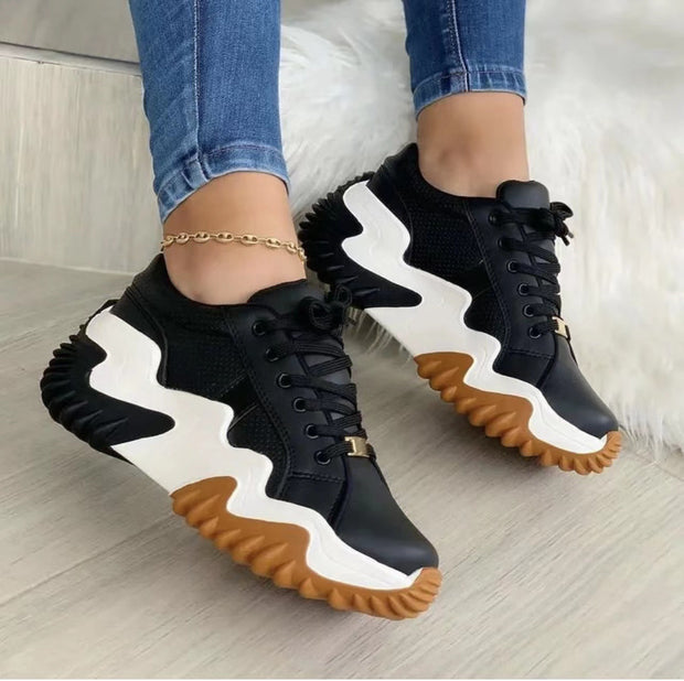 Women Lace-up Sports Sneakers