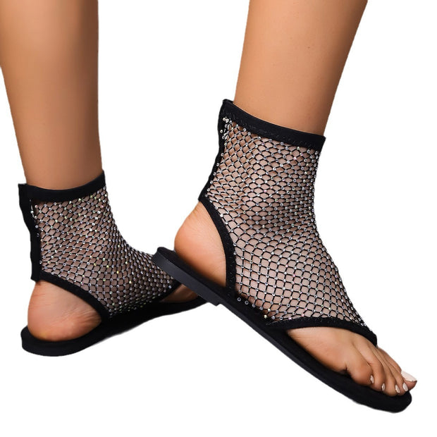 Plus Size Women's Flat Sandals Breathable - Tiktok Tingz